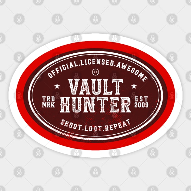 Licensed Vault Hunter Sticker by BadBox